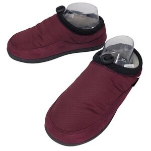 Baffin Cabin Unisex Hybrid Slippers Burgundy Maroon Slip On‎ Warm Cozy Size M